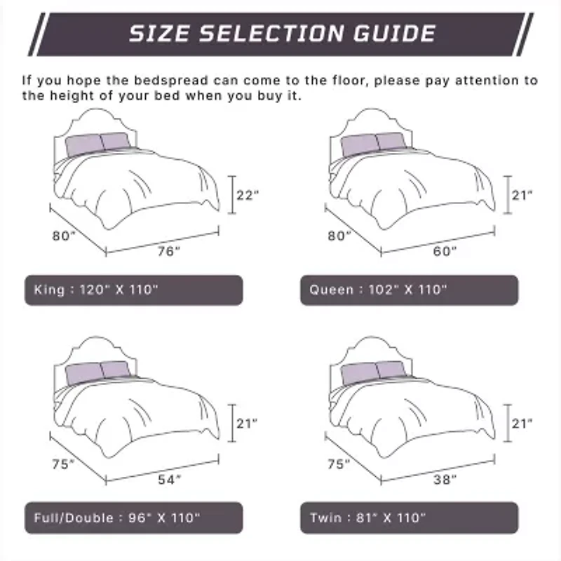 Better Trends Ashton Bedspread Set