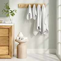 Linery Cotton And Decorative Bordered 6-pc. Quick Dry Bath Towel Set