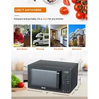 Commercial Chef 0.9 Cu. Ft. Combo Countertop Microwave And 0.9 Cu Ft Air Fryer