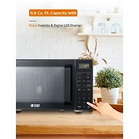 Commercial Chef 0.9 Cu. Ft. Combo Countertop Microwave And 0.9 Cu Ft Air Fryer