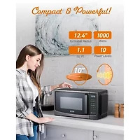 Commercial Chef 1.1 Cu Ft Counter Microwave