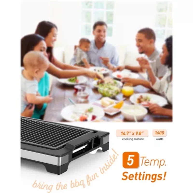 Commercial Chef Indoor Electric Grill