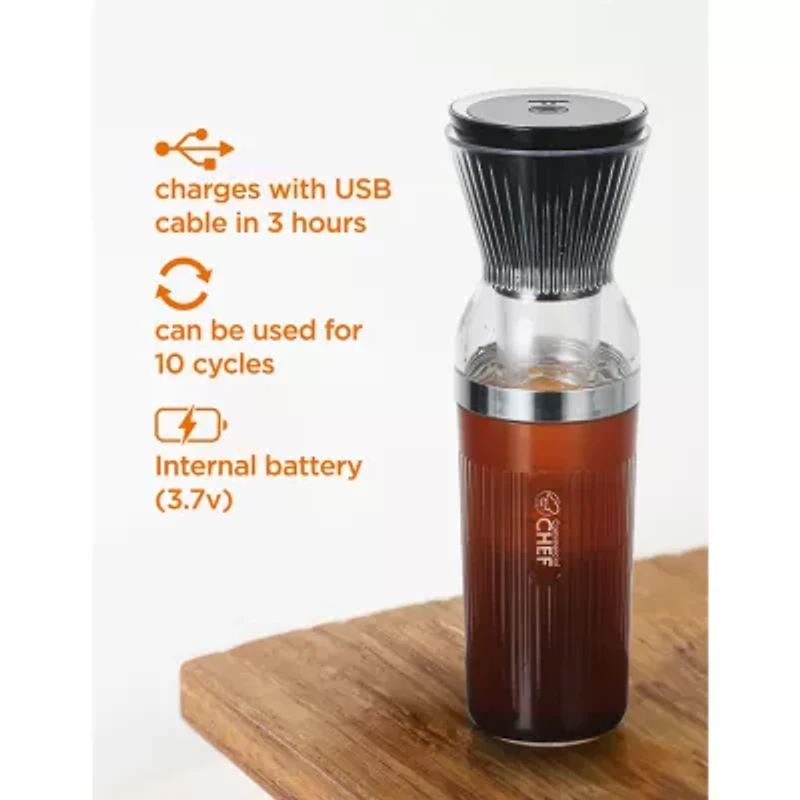 Commercial Chef Portable Single-Serve Cold Brew Maker