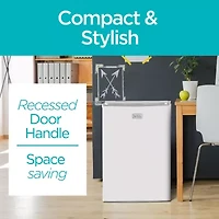 BLACK+DECKER 2.5-Cu. Ft. Compact Refrigerator - White