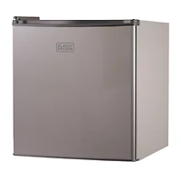 BLACK+DECKER 1.7-Cu. Ft. Compact Refrigerator - Stainless Steel