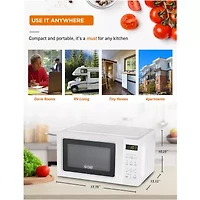 Commercial Chef -Cu. Ft. Countertop Microwave