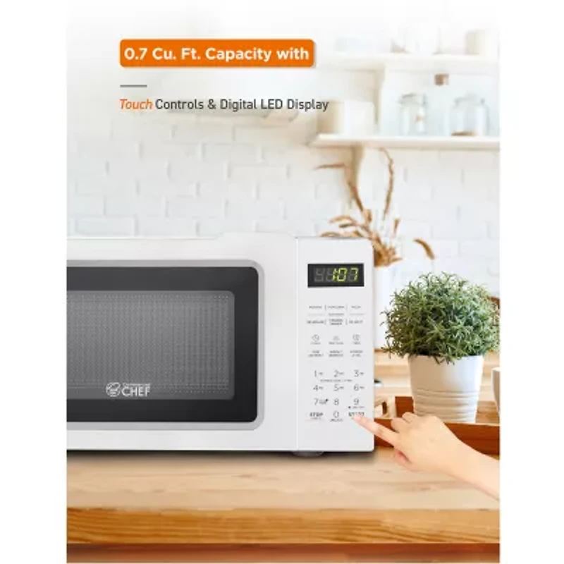 Commercial Chef -Cu. Ft. Countertop Microwave