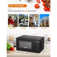 Commercial Chef 0.7-Cu. Ft. Countertop Microwave