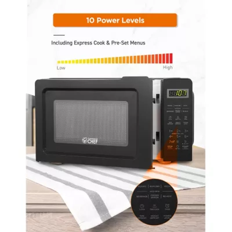Commercial Chef 0.7-Cu. Ft. Countertop Microwave
