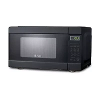 Commercial Chef 0.9-Cu. Ft. Countertop Microwave with Push Button Door Release - Black