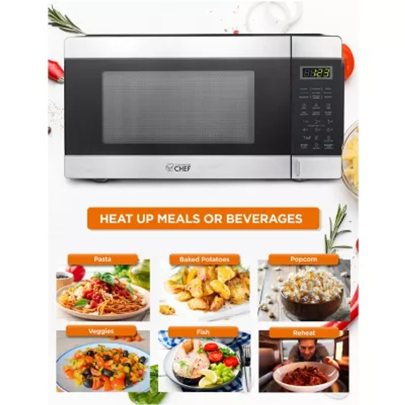 Commercial Chef -Cu. Ft. Countertop Microwave