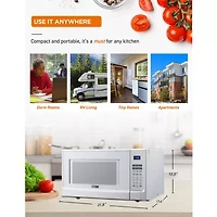 Commercial Chef 1.4-Cu. Ft. Countertop Microwave - White