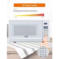 Commercial Chef 1.4-Cu. Ft. Countertop Microwave - White