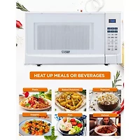 Commercial Chef 1.4-Cu. Ft. Countertop Microwave - White