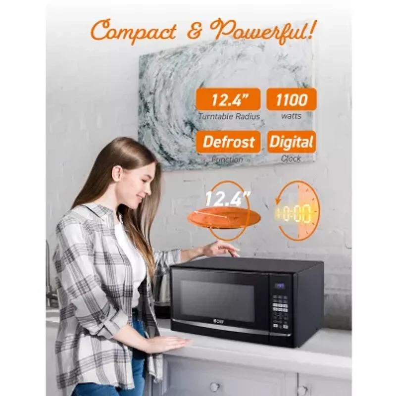 Commercial Chef 1.4-Cu. Ft. Countertop Microwave - Black