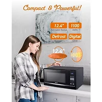 Commercial Chef 1.4-Cu. Ft. Countertop Microwave - Black