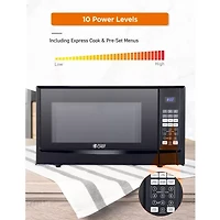 Commercial Chef 1.4-Cu. Ft. Countertop Microwave - Black