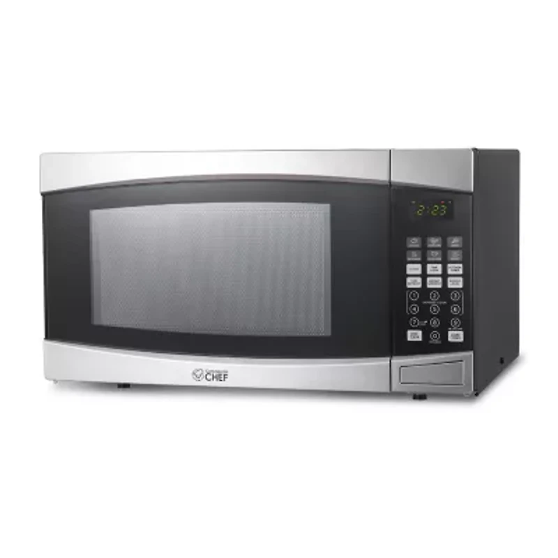 Commercial Chef 1.4-Cu. Ft. Countertop Microwave - Stainless Steel Front