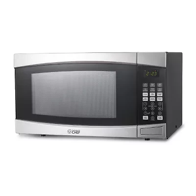Commercial Chef 1.4-Cu. Ft. Countertop Microwave - Stainless Steel Front