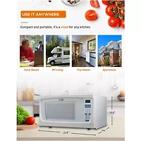 Commercial Chef 1.6-Cu. Ft. Countertop Microwave