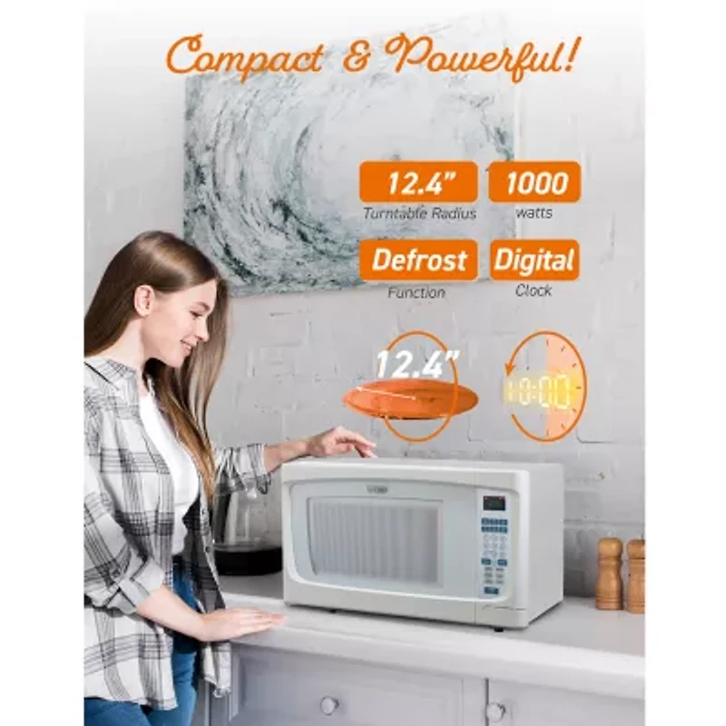 Commercial Chef 1.6-Cu. Ft. Countertop Microwave