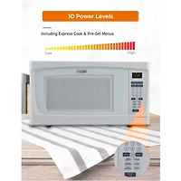 Commercial Chef 1.6-Cu. Ft. Countertop Microwave