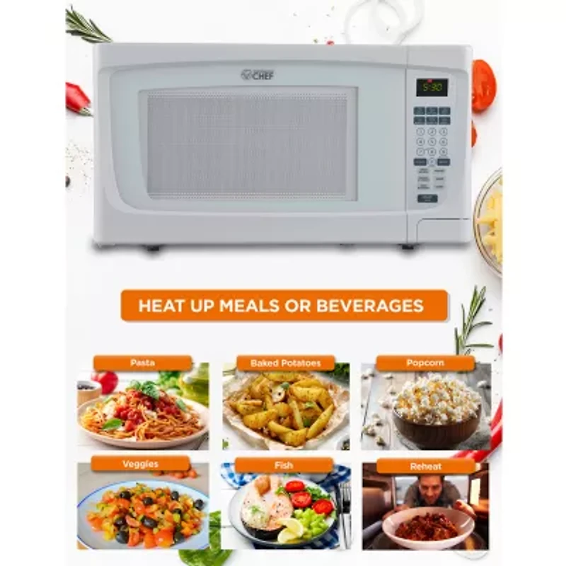 Commercial Chef 1.6-Cu. Ft. Countertop Microwave