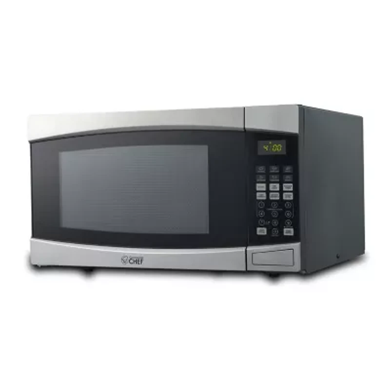 Commercial Chef 1.6-Cu. Ft. Countertop Microwave - Stainless Steel Front