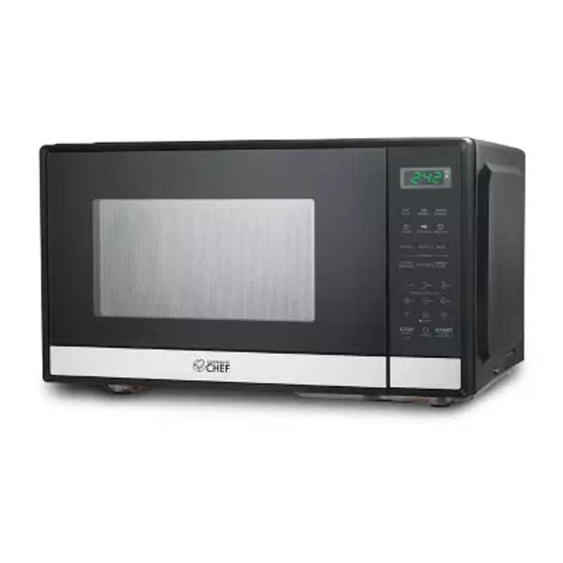 COMMERCIAL CHEF Cu. Ft. Countertop Microwave with Touch Controls & Digital Display & 10 Power Levels