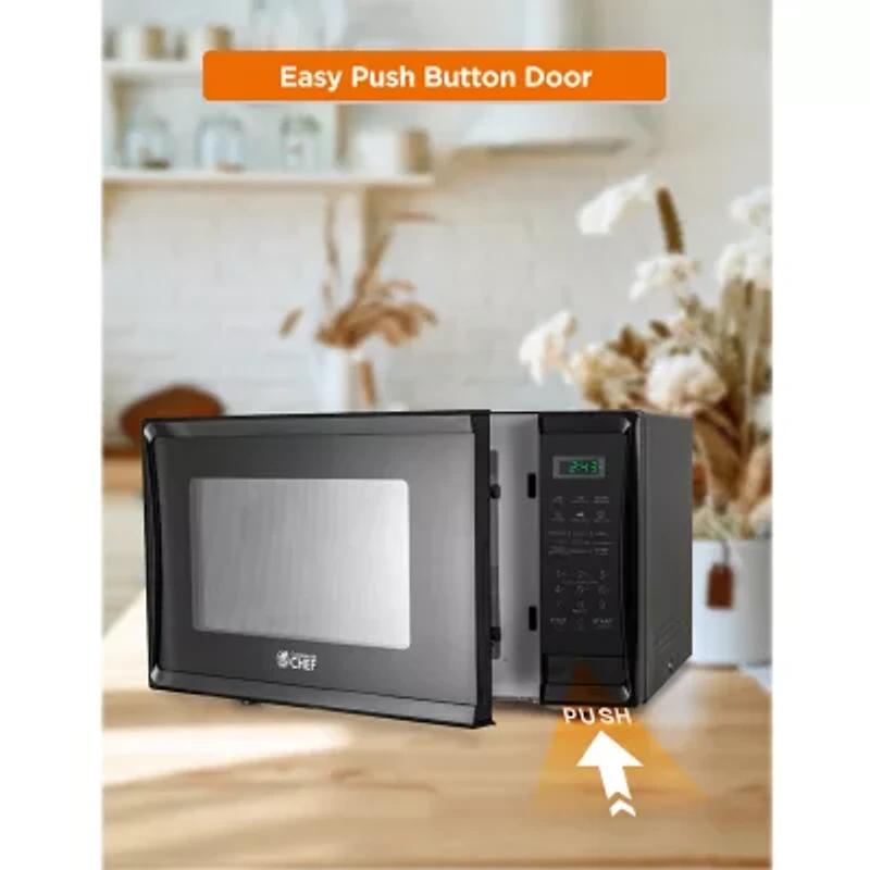 COMMERCIAL CHEF Cu. Ft. Countertop Microwave with Digital Display Microwave & 10 Power Levels