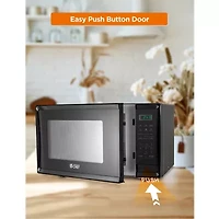COMMERCIAL CHEF Cu. Ft. Countertop Microwave with Digital Display Microwave & 10 Power Levels
