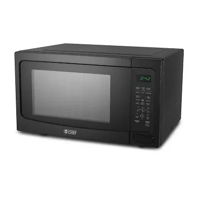 COMMERCIAL CHEF 1.6 Cu. Ft. Countertop Microwave with Touch Controls & Digital Display & 10 Power Levels