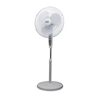 Black+Decker 18-Inch Stand Fan With Remote White