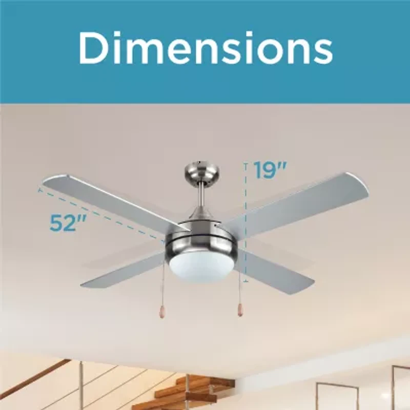 Black+Decker Bcf5252 Ceiling Fan One Size Silver