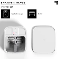 Sharper Image® Foot Bath, Heated Spa with Massage Rollers & LED Display