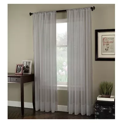 CHF Soho Rod Pocket Back Tab Sheer Single Curtain Panel
