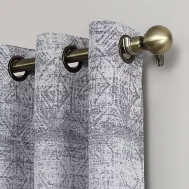 Sun Zero Darren Grommet Top Energy Saving Blackout Single Curtain Panel