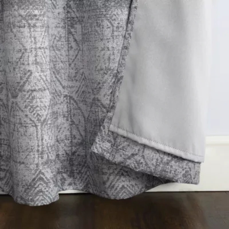 Sun Zero Darren Grommet Top Energy Saving Blackout Single Curtain Panel