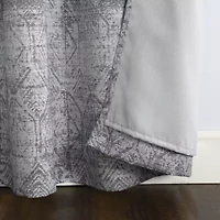 Sun Zero Darren Grommet Top Energy Saving Blackout Single Curtain Panel