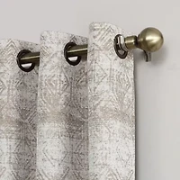 Sun Zero Darren Grommet Top Energy Saving Blackout Single Curtain Panel