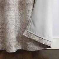 Sun Zero Darren Grommet Top Energy Saving Blackout Single Curtain Panel