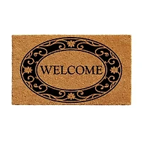 Calloway Mills Plantation Welcome Outdoor Rectangular Doormat