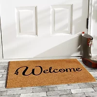 Calloway Mills Welcome Outdoor Rectangular Doormat
