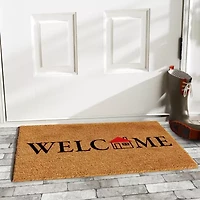 Calloway Mills Little House Welcome Outdoor Rectangular Doormat