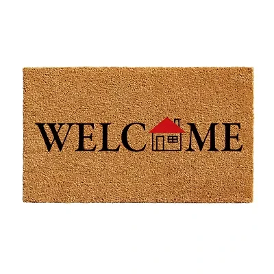 Calloway Mills Little House Welcome Outdoor Rectangular Doormat