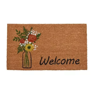 Calloway Mills Summer Bouquet Outdoor Rectangular Doormat