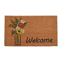 Calloway Mills Summer Bouquet Outdoor Rectangular Doormat