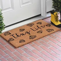 Calloway Mills Thug Life Outdoor Rectangular Doormat