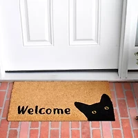 Calloway Mills Kitty Korner Outdoor Rectangular Doormat