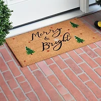 Calloway Mills Yule Outdoor Rectangular Doormat